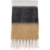 House Nordic Plaid Sintra - Noir/Blanc/Brun, 170x130 cm