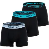 Nike Boxers EDAY COTTON STRETCH TRUNK 3PK hommes - Noir - EU XL