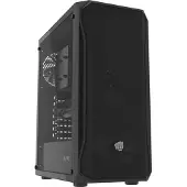 Natec Boîtier d'ordinateur Shobo SH4F tour moyenne avec fenêtre noire