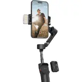 Hohem iSteady X3 Noir – Stabilisateur 3 axes pour smartphone avec éclairage d'appoint magnétique