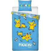 Nintendo Parure De Housse De Couette Pikachu Microfibre 140 X 200 Cm