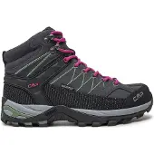 CMP Rigel Mid Wp 3q12946 Hiking Boots Noir,Gris EU 41 Femme