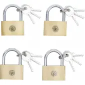 Bgs Kraftmann Lot De 4 Cadenas En Laiton, 3101