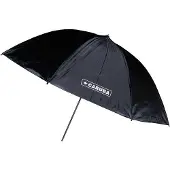 Caruba Parapluie réflecteur Blanc + couverture noire 109cm