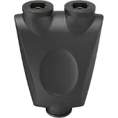Hama Répartiteur optique, fiche femelle toslink - 2 fiches femelles toslink