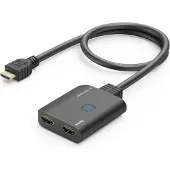 Hama Hdmi 4k 1 In 2 Out Negro Hdmi Splitter