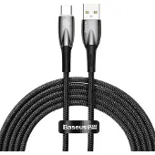 Baseus Câble Usb Do Usb-C Glimmer, 100W, 2M (Czarny)
