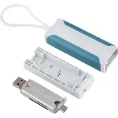 JJC MCR STM5WB Boîtier pour carte mémoire, Appareil photo numérique : accessoires, Blanc, Noir