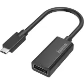 Hama Adaptateur vidéo, fiche USB-C - port DisplayPort, Ultra-HD 4K