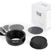 Meike MK 75T21S35 EFTPL, Adaptateur d'objectif, Noir