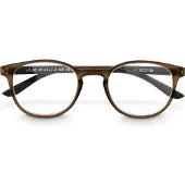 Hama Paire de lunettes, plastique recyclé, marron transp./nr mat, + 2,0 dpt