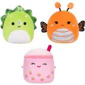 Squishmallows Knuffel Pluche - Micromallows Mony, Tristan, Victoria - 3dlg.