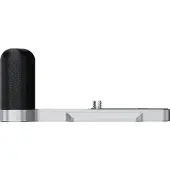JJC HG XHALF Silver Camera Hand Grip Fuji X Half (Poignée), Poignée d'alimentation, Argent, Noir
