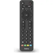 Hama Télécommande univ. pr TV, infrar., pr 2 app., gdes tches, av. apprent.