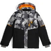 Spyder - Veste de ski imperméable et chaude - Leader Jacket Black - Taille Enfant 10 ans - Noir