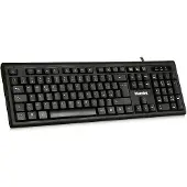 Hamlet KU200 clavier Bureau USB QWERTY Italien Noir
