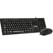 Hamlet KU200 clavier Souris incluse USB Italien Noir