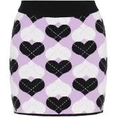 MyMo ROCKS Jupe lilas / noir / blanc
