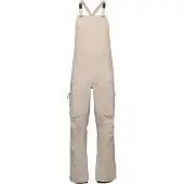 Black Diamond - Salopette de ski de randonnée - M Factor Bibs Moonstone pour Homme en Nylon - Taille S - Beige
