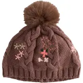 Next Bonnet marron / vert pastel / rose ancienne / rouge clair