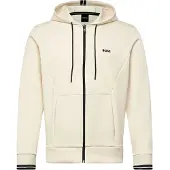 BOSS pour homme. 50542974 Sweat Zone blanc cassé (M), Casuel, Coton