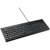 Kensington KB100 EQ, Pleine taille (100 %), Câble, Noir