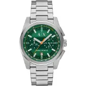 Giorgio Armani Chronographe Exchange collection argent - homme