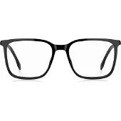 HUGO BOSS Monture optique en acétate noir avec insérer de logo métallique