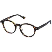 Sting Lunettes de vue - - VST572 - Avana nero/ocra - Acétate - Monture ronde 48-20-145
