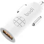 Budi - 1 chargeur de voiture USB avec indicateur LED