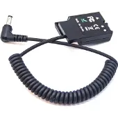 Caruba Nikon EN EL14 batterie factice entièrement décodée (câble à ressort) (Batterie de l'appareil photo), Alimentation pour appareil photo, Noir
