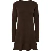 Pieces Robes en maille 'PCJunna' brun foncé