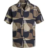 Jack & Jones 12255977 Short Sleeve Shirt Marron L Homme