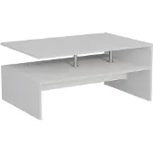 Vicco Table basse Amato Blanc 90x52.6cm, Model 57830