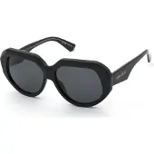 Nina Ricci Snr435 Geometric Woman Sunglasses Noir Smoke/CAT3 Femme