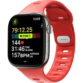 Nomad Bracelet Tempo en silicone pour Apple Watch | 44/45/46/49 mm - Wide fit - Coral