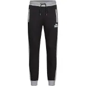 Lonsdale Pantalon 'Brocklehill' gris chiné / noir