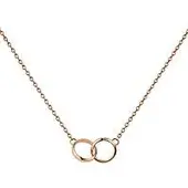 Daniel Wellington Collier - Daniel Wellington - Lumine Unity - Acier Inoxydable - Cristaux - Or Rose