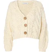 TATUUM Cardigan oversize 'Una' ivoire
