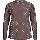Zizzi Chemisier 'ELEAH' marron / blanc naturel