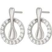NAEMI Boucles d'oreilles argent / transparent