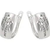 NAEMI Boucles d'oreilles argent / transparent