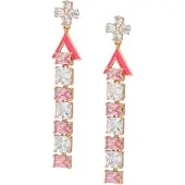 NAEMI Boucles d'oreilles or / rose