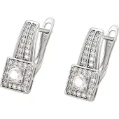 NAEMI Boucles d'oreilles argent / transparent