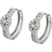 NAEMI Boucles d'oreilles argent / transparent