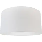 QAZQA Abat-jour en tissu blanc 50/50/25