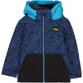 Quiksilver - Veste de ski/snowboard - Little Mission Kids Jacket Rock And Roll True Black - Taille Enfant 3 ans - Navy