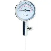 Softee Pro Pressure Gauge Argenté