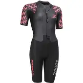 Zoggs Rusher Pro Woman Short Sleeve Shorty Noir L Femme