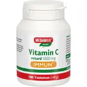 MEGAMAX Vitamine C retard 1 000 mg Immun comprimés, 100 comprimés